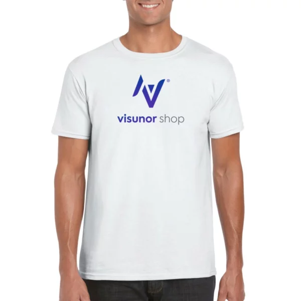 Visunor Shop Klassisk unisex T-shirt med rund hals