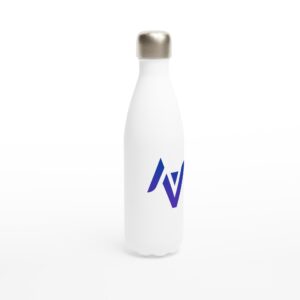 Visunor ® Hvit vannflaske i rustfritt stål – 17 oz