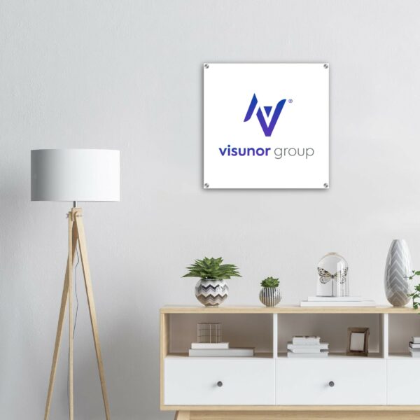 Visunor Group AS Logo Bilde på pleksiglass