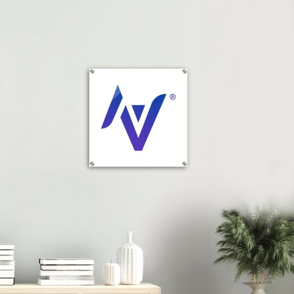 Visunor ® Logo Ikon Bilde på pleksiglass