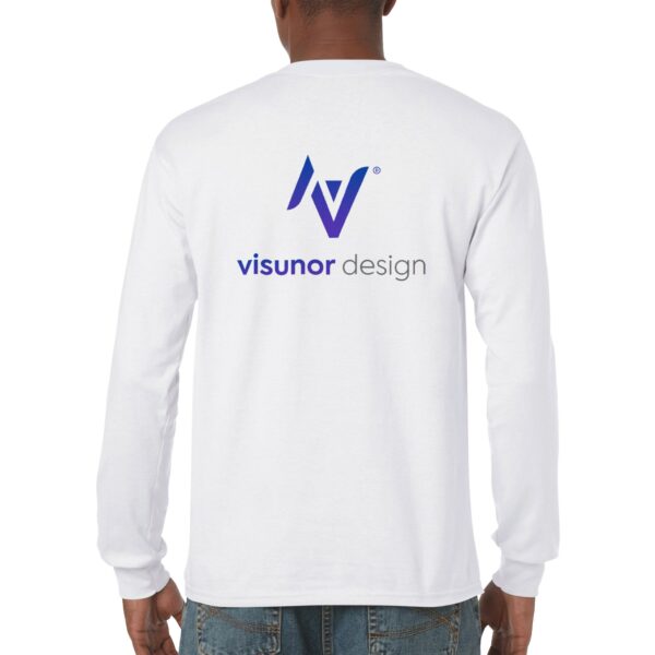Visunor Design Klassisk unisex langermet T-shirt